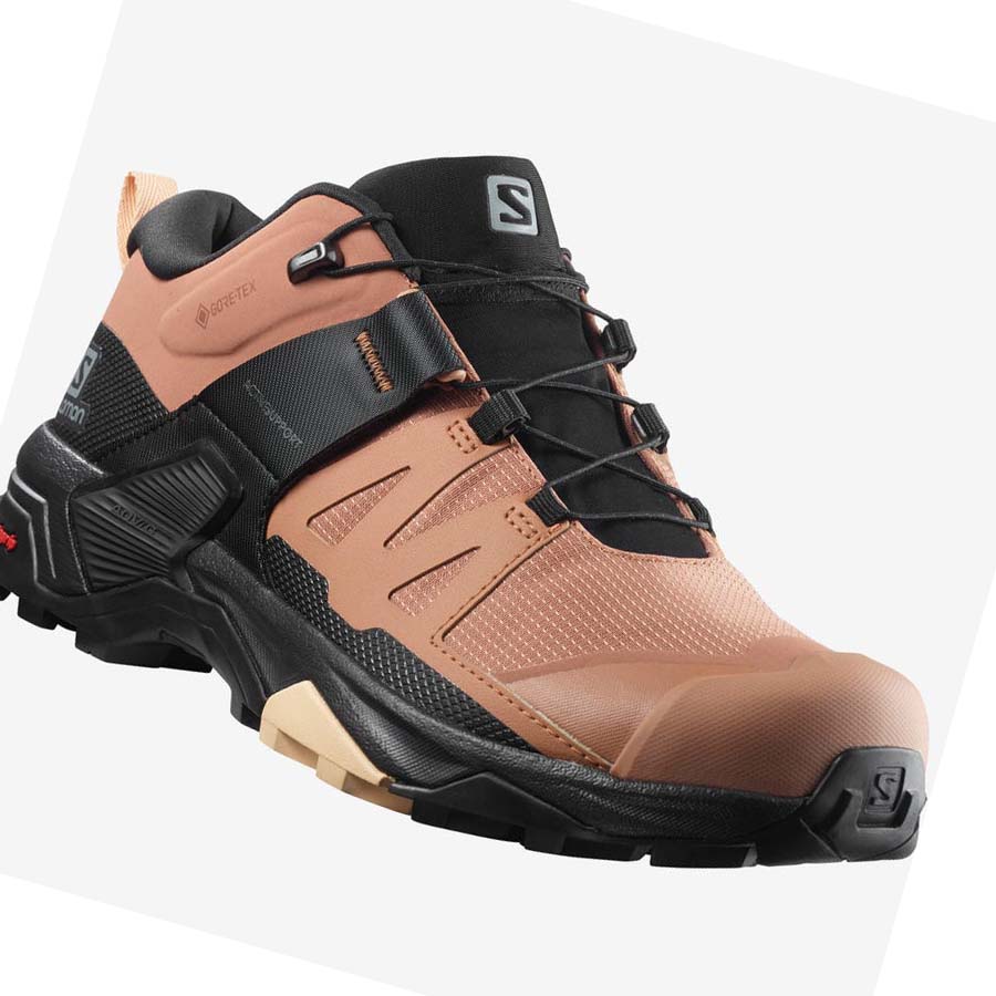 Salomon WoX ULTRA 4 GORE-TEX Túracipő Női Barna | HU 2799HAP